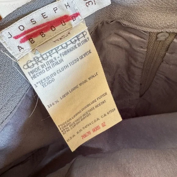 4 Wool Pencil Skirt NWT - Joseph Abboud - Picture 8 of 10